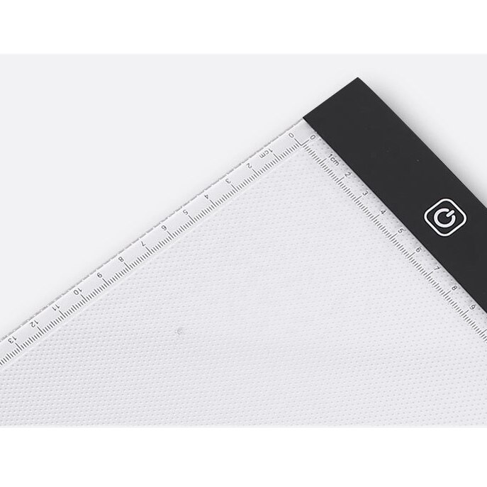 A4 Dimmable LED Drawing Copy Pad with Scale USB Power Artcraft Tracing Pad for Painting Writing Animation Sketching