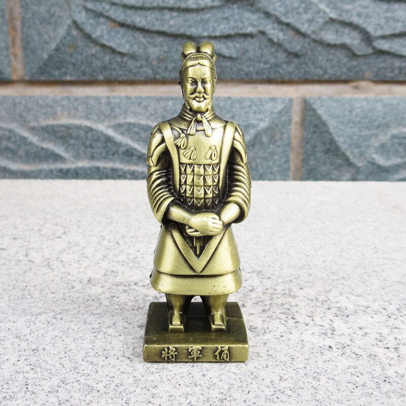 Terrakotta-krieger und Pferde Dekoration Metall Handwerk Xi'ein Zeichen Idol Historische Denkmal Tourist Souvenir Sammlung Spielzeug