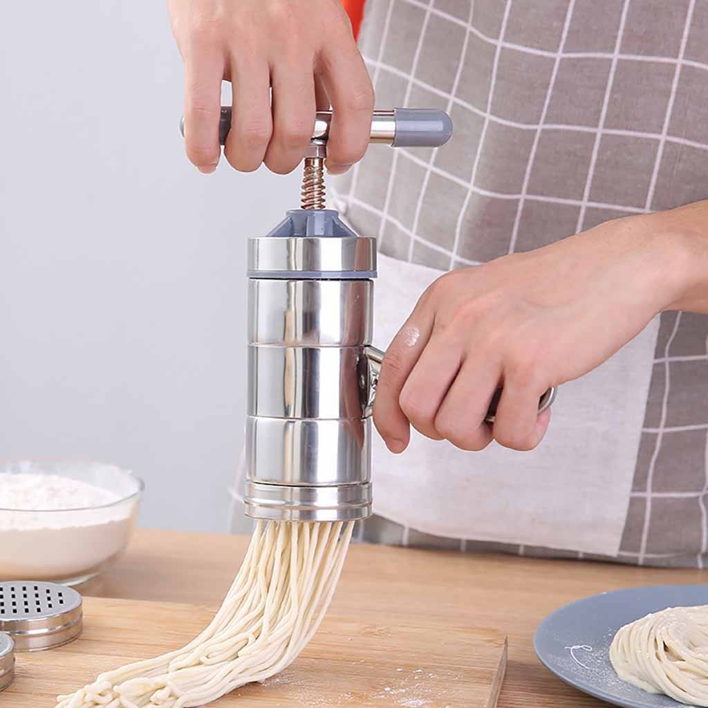 Stainless Steel Express Pasta Noodle Maker Fruit Press Spaghetti Kitchen Machine Accessories Kitchen Gadget Noodle Tools#25