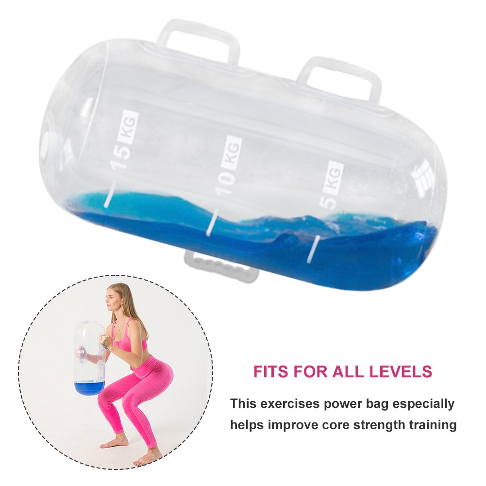 Thuis Oefening Balans Gewicht Zak Water Vullen Opblaasbare Indoor Fitness Workout Gewichtheffen Gym Krachttraining Yoga Squat