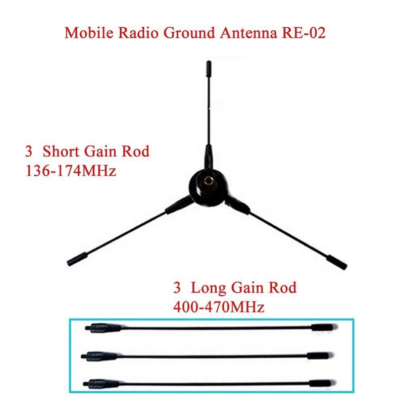 Retail for Nagoya RE-02 Ground Grid Antenna Mobile Radio Enhanced Omnidirectional Antenna