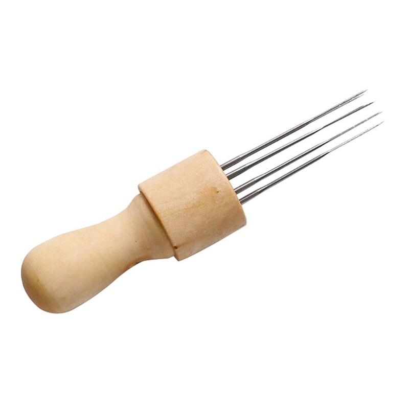 DIY Felting Needle with Eight Needles Tool Craft Wool Felt Stitch Punch Handle
