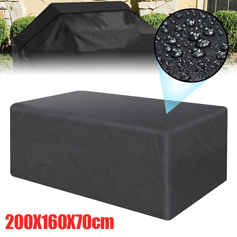 Meubels Stofdicht Cover Tuin Outdoor Patio Cube Stoel Sofa Waterdichte Rain Dust Beschermende Covers 200X160X70cm