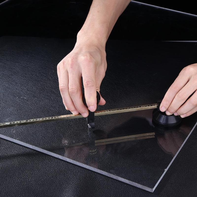 Duurzaam Glas Cutter Draagbare 1 Pc 40 Cm Glas Snijders Wiel Kompassen Circulaire Snijden Met Zuignap Professionele Tools