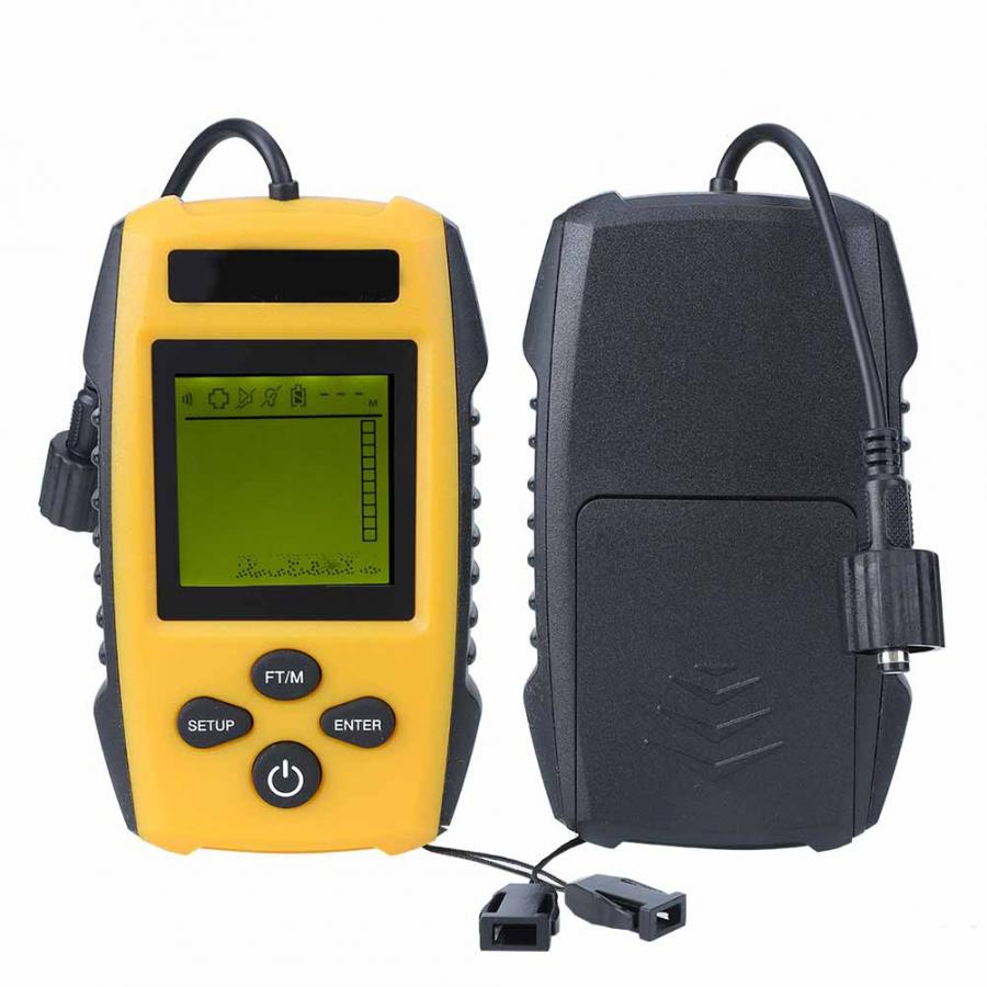 100M Portable Wireless Fish Finder Sonar LCD Fish Finders Fishing Tools Sounder Fishing Finder Colorful Screen Sounder