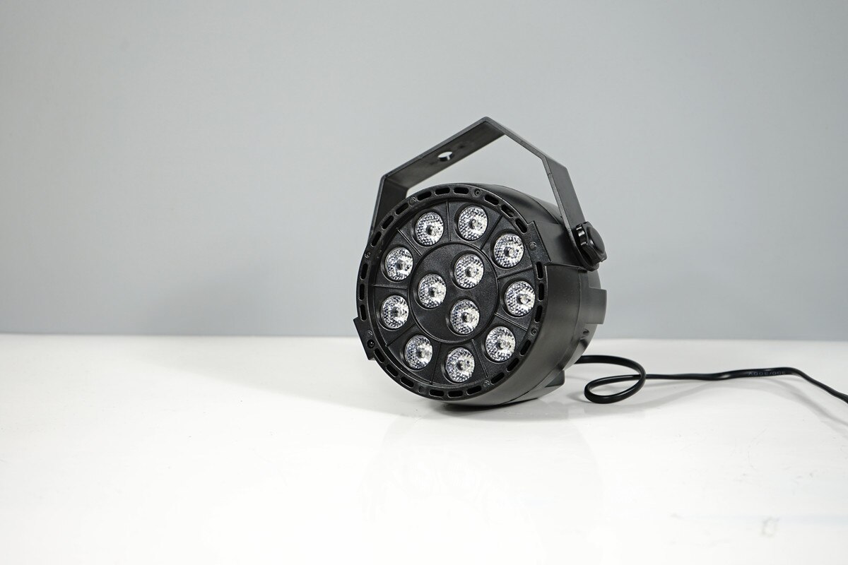 Mini Led Flat Par 12x3W RGBW 4 Color Stage Wash Lighting For DJ Party Club Disco 8 channels DMX 512 Master/Save Stage Light