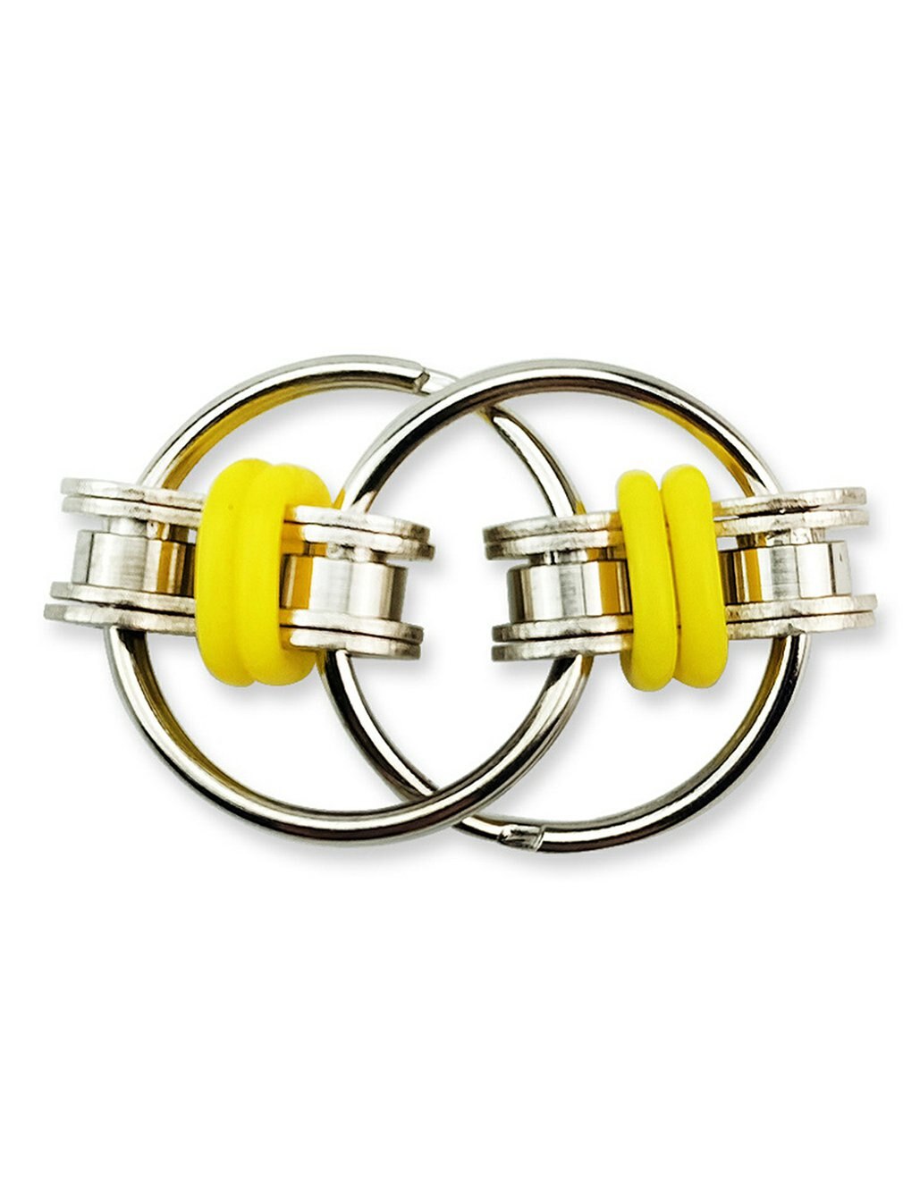 Fidget Speelgoed Flippy Ketting Stress Angst Relief Keten Stress Relief Speelgoed Fidget Spinner Sleutelhanger Voor Volwassenen En Tieners: yellow