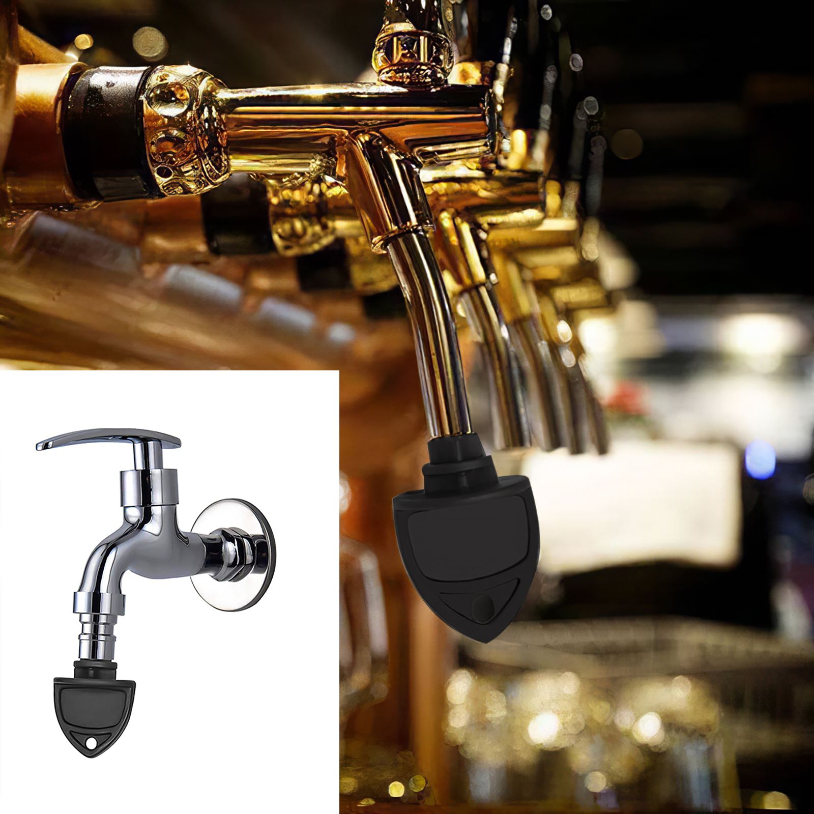 Bouchons de bière brosse de robinet, brosse de robinet de bière brosse de nettoyage de robinet, brosse hygiénique pour les outils de capuchon de robinet de bière, 15 pièces