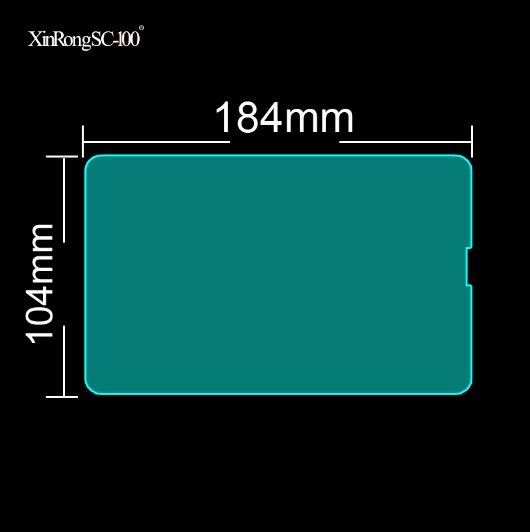 For 11.6 10.1 10.0 10 9.6 9.0 8.0 7.85 7.0 inch Android tablet Tempered Glass Screen Protective Film Universal Size: 235*165mm: 1