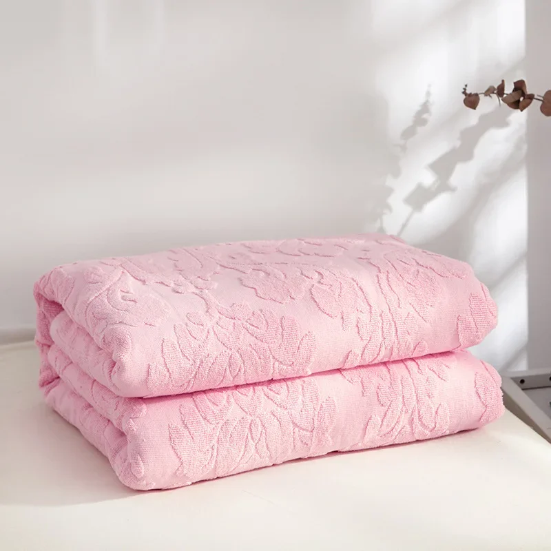 Mode handdoek quiltdeken dekens voor bedden Mantas Para Sofa Decorativa Zachte en gezellige zomerdeken: 100x140cm / Roze