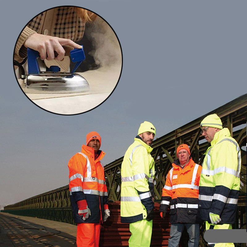 Reflective reflect strip Strip Heat Transfered Reflective Tape Sticker For Clothes Iron On Bag Shoes Diy Handmade Crafts