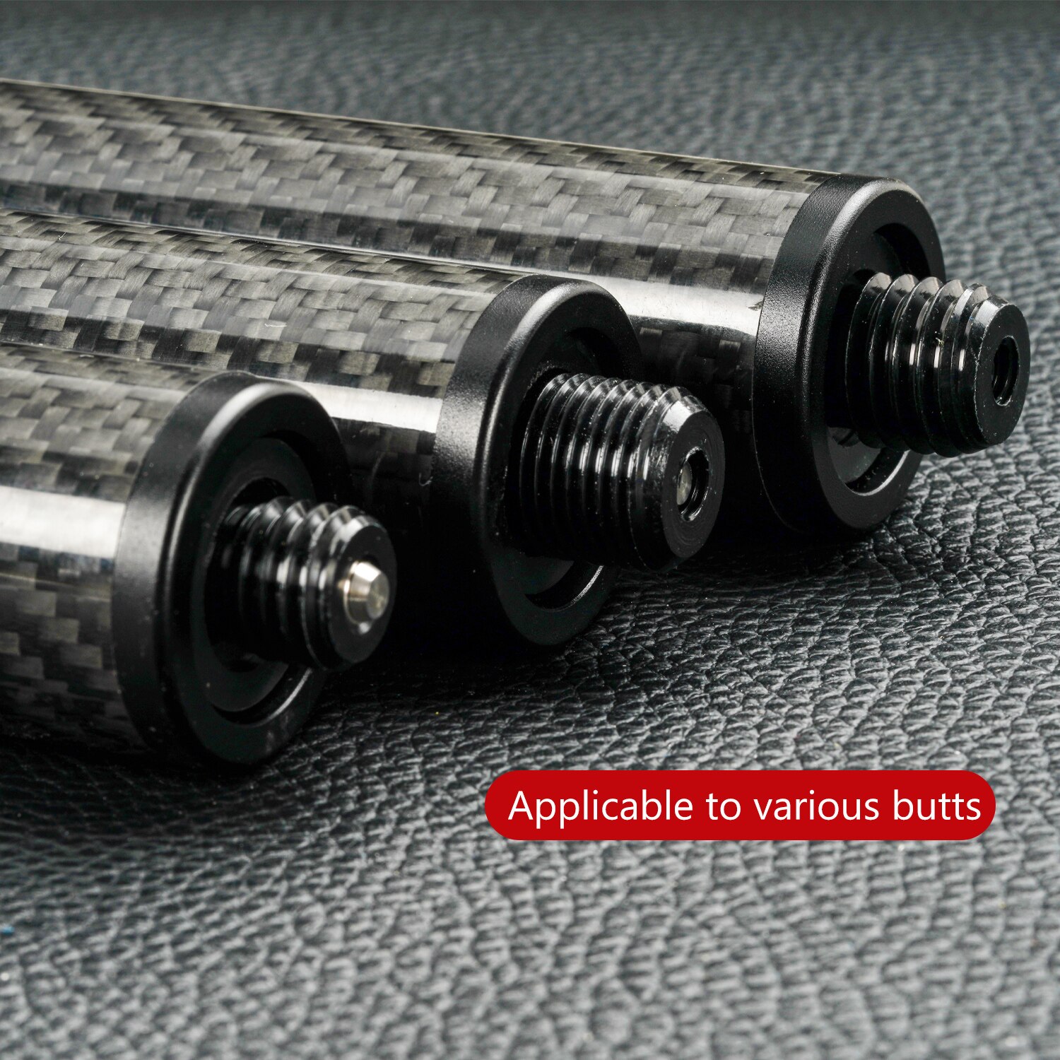 Billiards Carbon Fiber Extension for Mezz Predator Mit FURY KONLLEN HOW PERI Jflowers Cue Extension Billiard Accessories