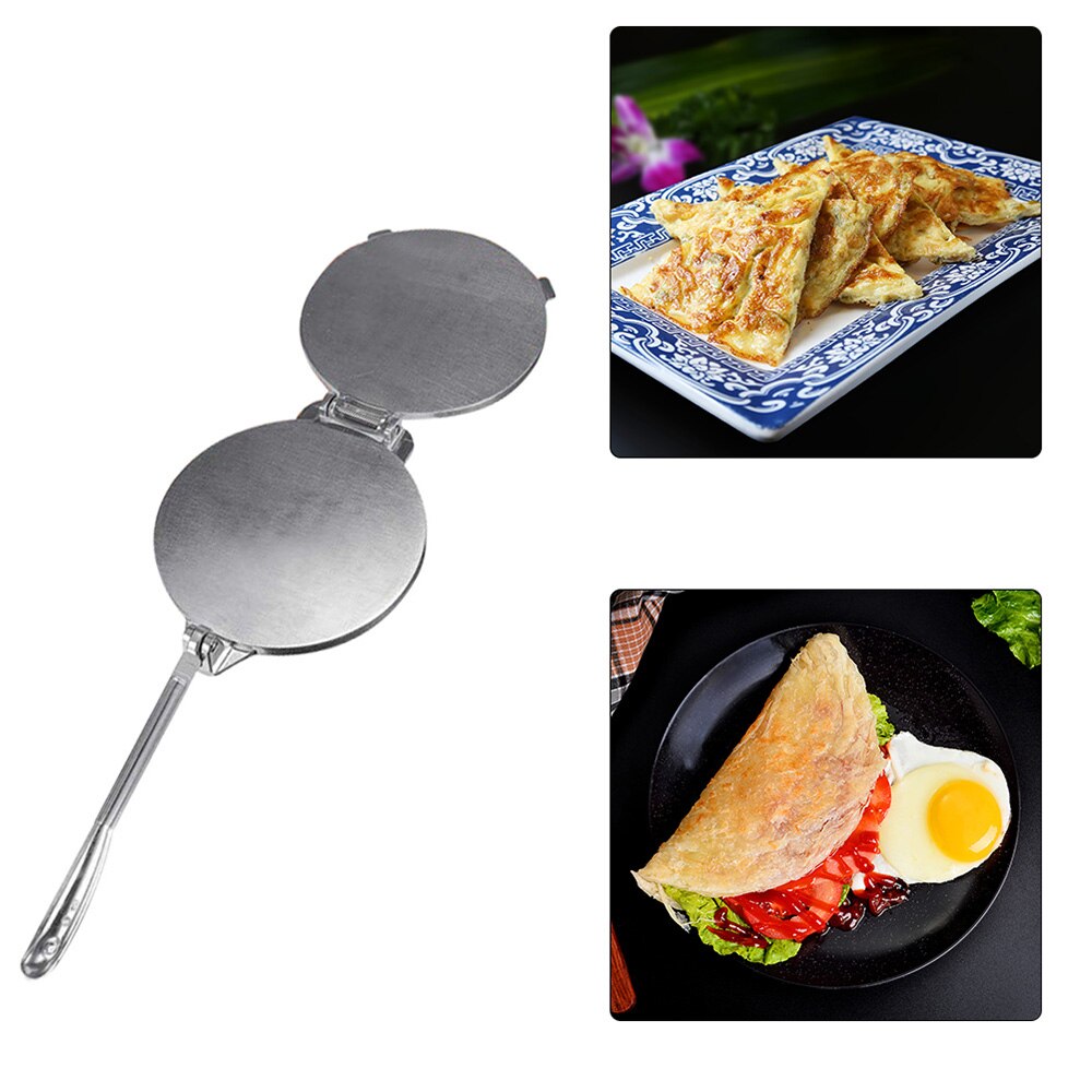 8 Inch Foldable Hamburger Maker Hamburger Press Round Shape Non-Stick Chef Cutlets Maker Press Aluminium Meat Press Tools