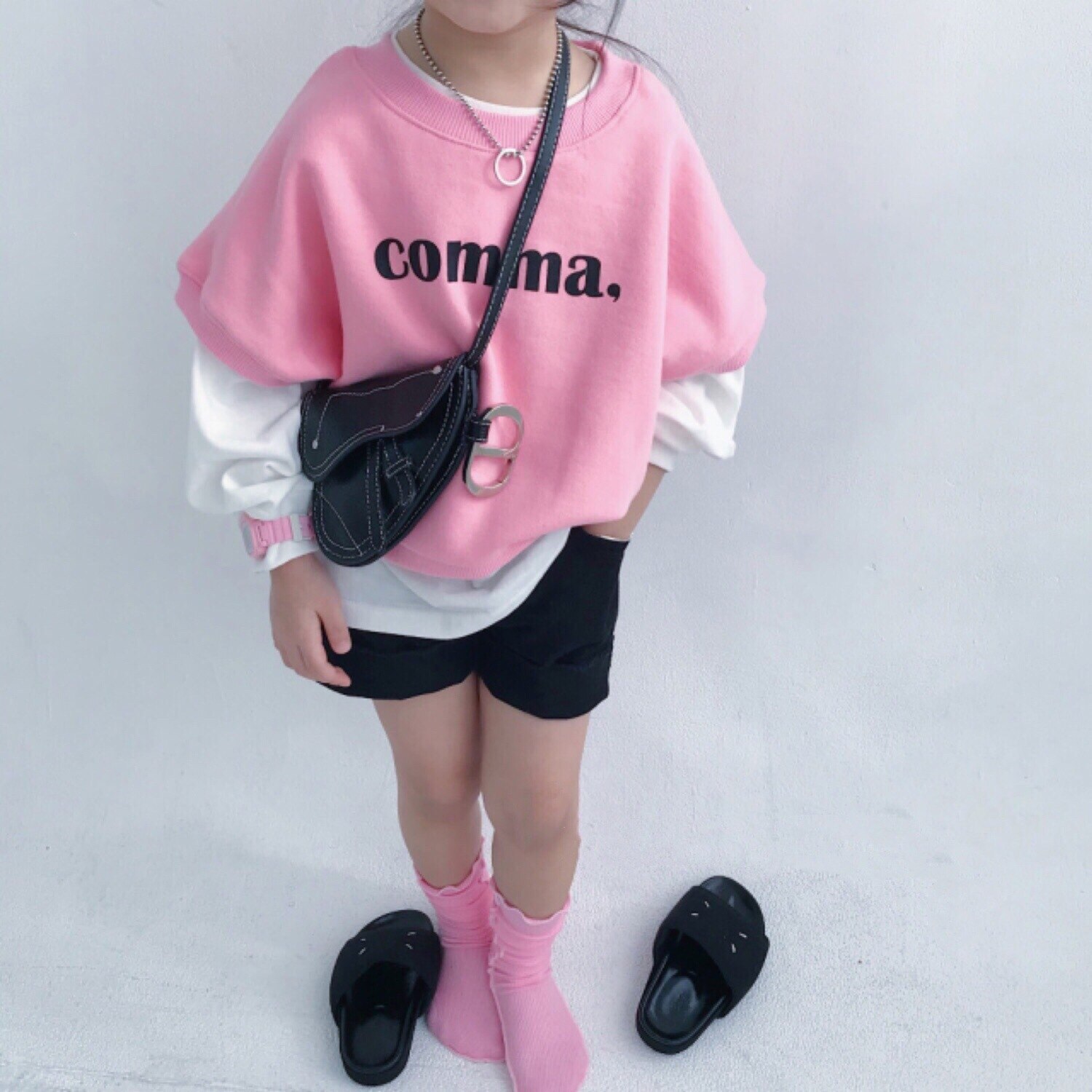 Spring Summer Girls Letter Vest Kids Korean Vest