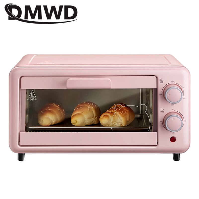 Horno eléctrico multifunción DMWD para hornear, horno pequeño para el hogar, horno mini para pastel con control de temperatura 11L: Default Title