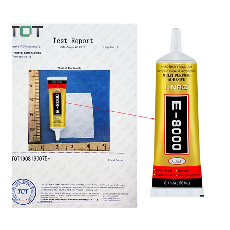E8000 Glue Mobile Phone Screen Adhesive Clear Liquid Glue Super Glue DIY Mobile Phone Repair MultiPurpose 110/15/50ml