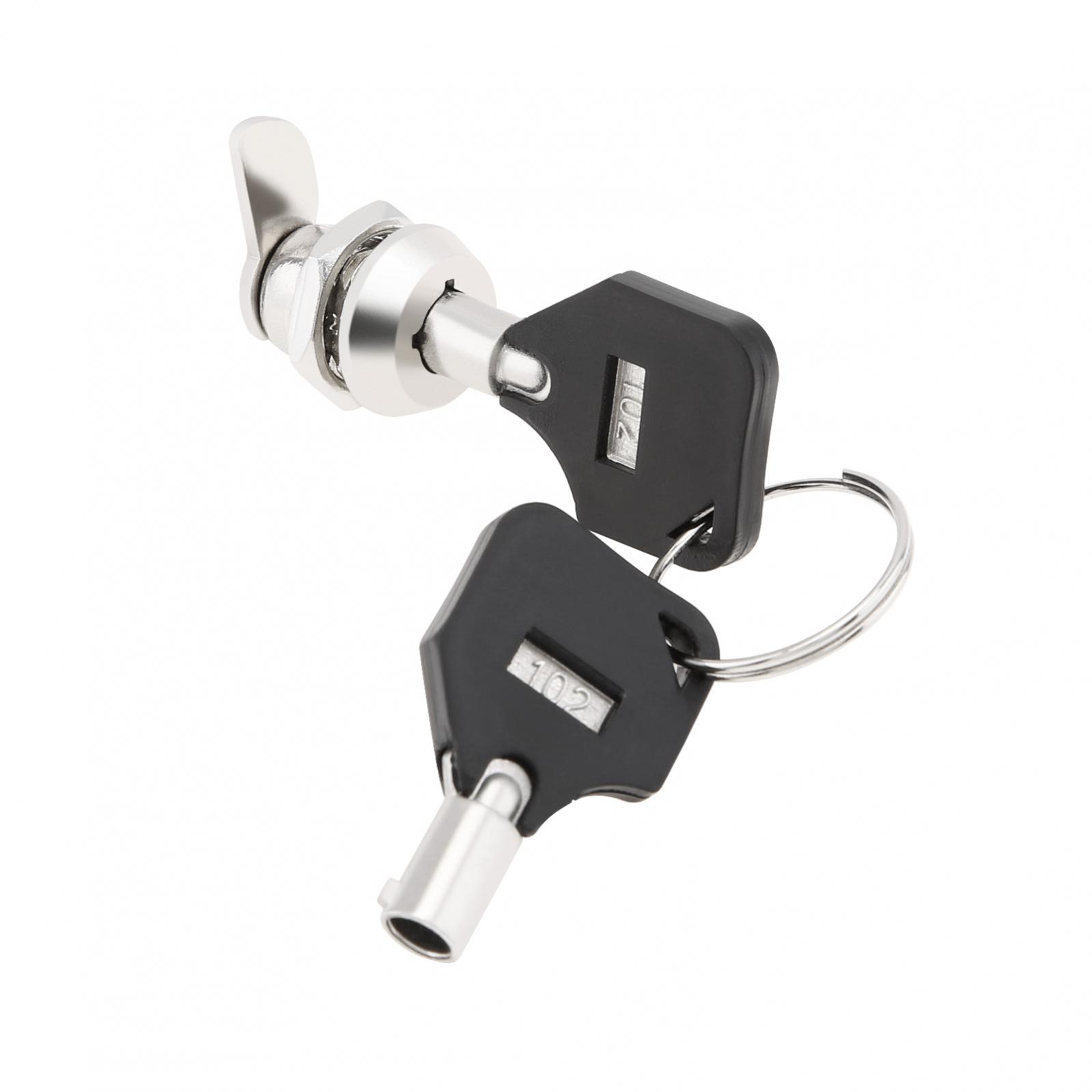 Mini Buisvormige Cam Kast Deurslot Voor Thuis Belangrijke Items Veiligheid Cilinder Deur/Mailbox/Telefoon Met 2 Sleutels