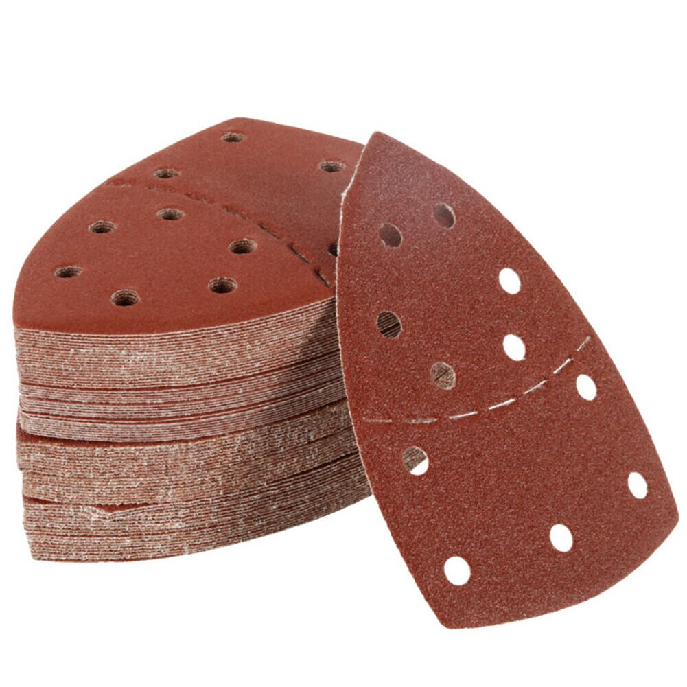 60pcs Mouse Sanding Sheets Hook and Loop Sander Pads Sand Paper Assorted 40/60/80/ 120/180/ 240/ Grits Fit Bosch Multi-Sander