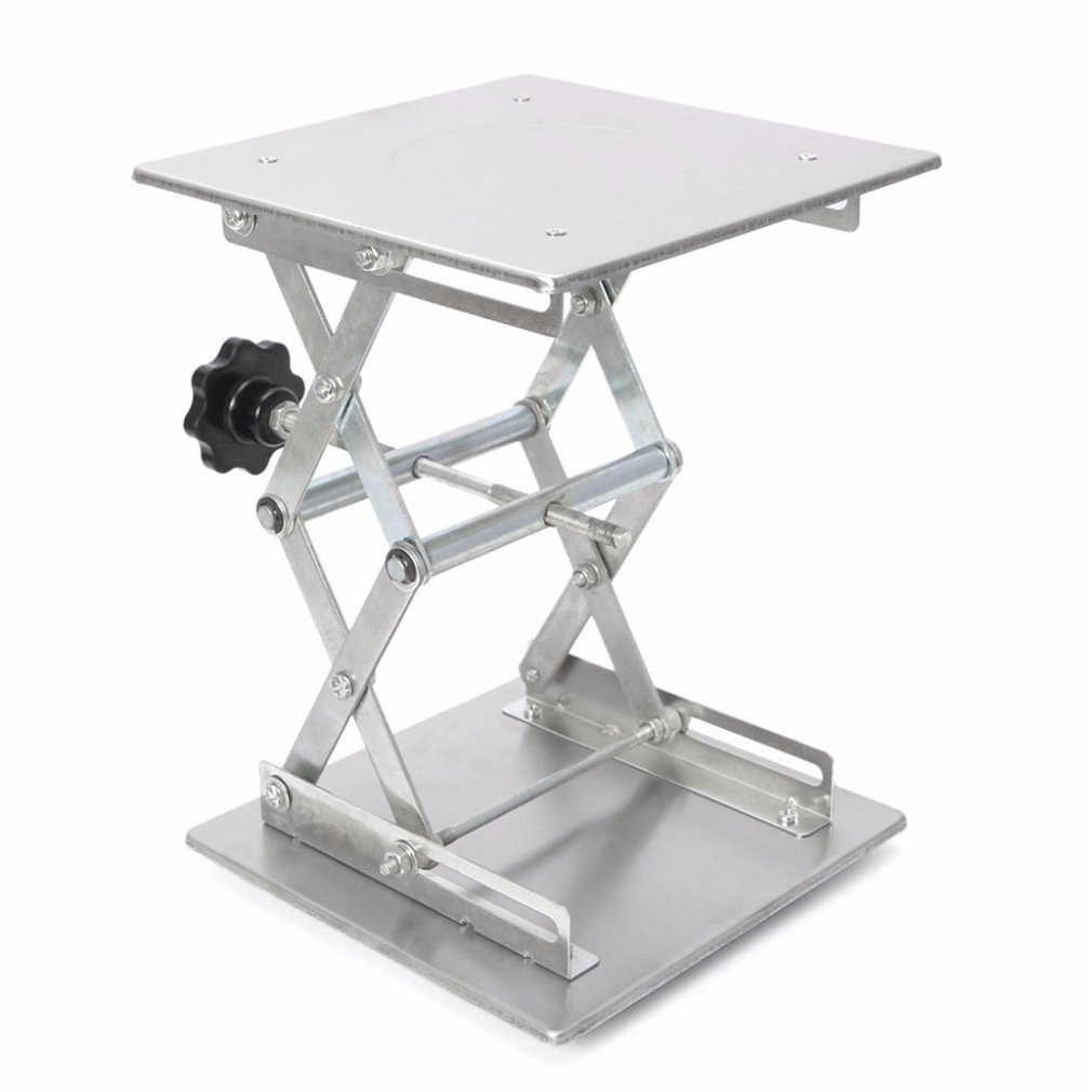 Rvs Lab Jack Stand Tafel Lift Voor Laboratorium Lifting Stand Rack Apparaat Wetenschappelijke Schaar Lifting Jack Platform