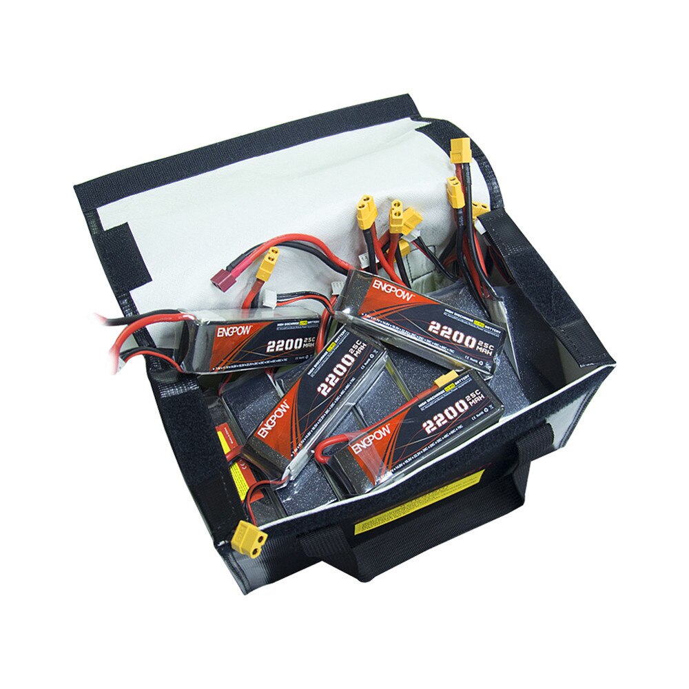 Brandwerende Opbergtas voor Batterijen - Veiligheid LiPo tas | GadgetsMania