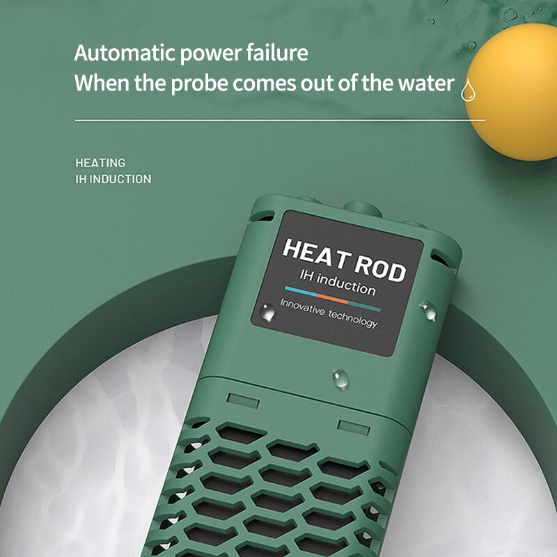 SUNSUN Aquarium Submersible Auto Temperature Heater Fish Tank LCD Display Adjustable Water Constant Temperature Heating Rod
