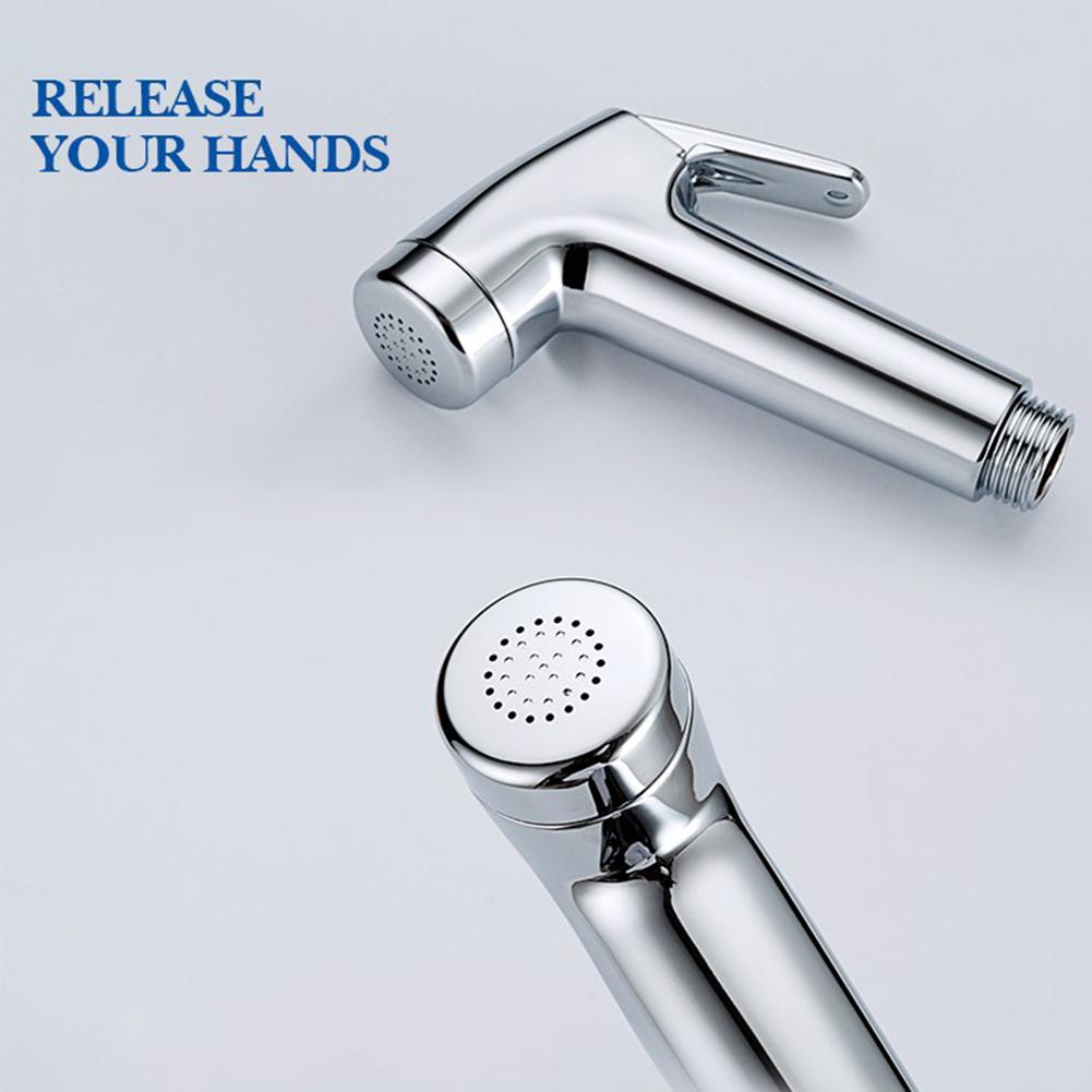 Bidet Toilet Sprayer Multi-functional Flow Control Plastic Toilet Cleaning Rinser Pet Small Shower