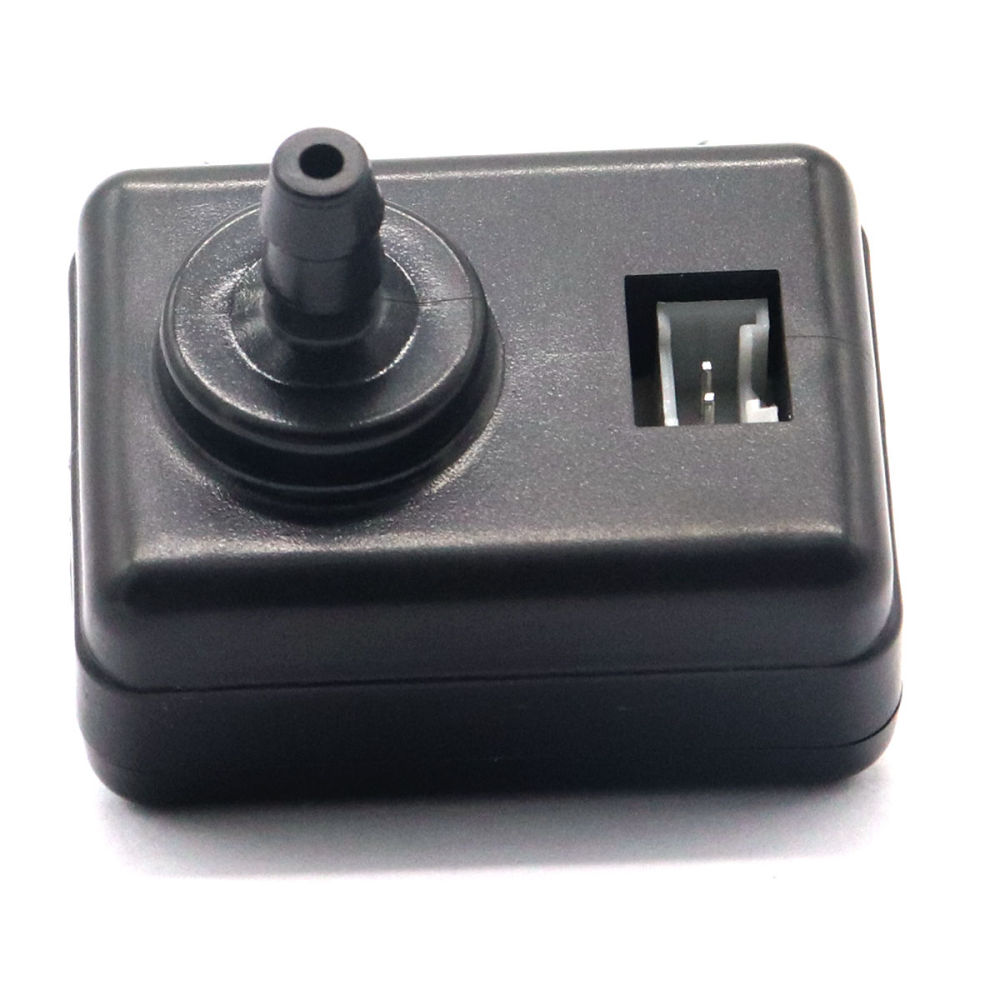 Modified Auto Car Instrument 12V 64 Color Backlight Adjustable 100KPa Vacuum Gauge Car Meter with Sensor (Black)