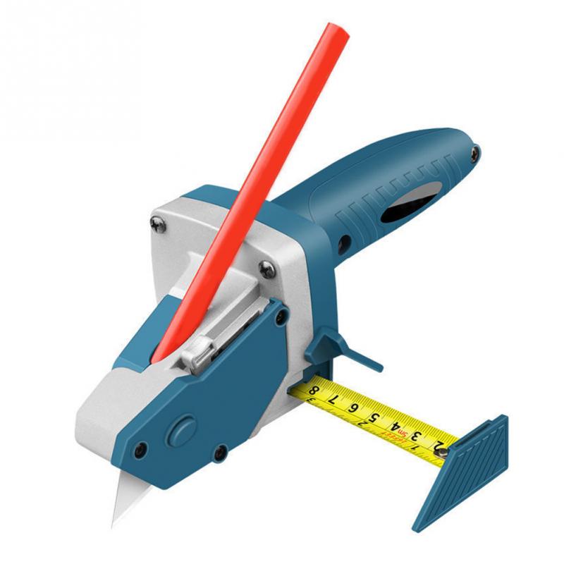 Portable Scribe Gypsum Board Cutter Draw Straight Lines Manual Measure With Scale Woodworking DIY Artifact Tool Drywall Cutting