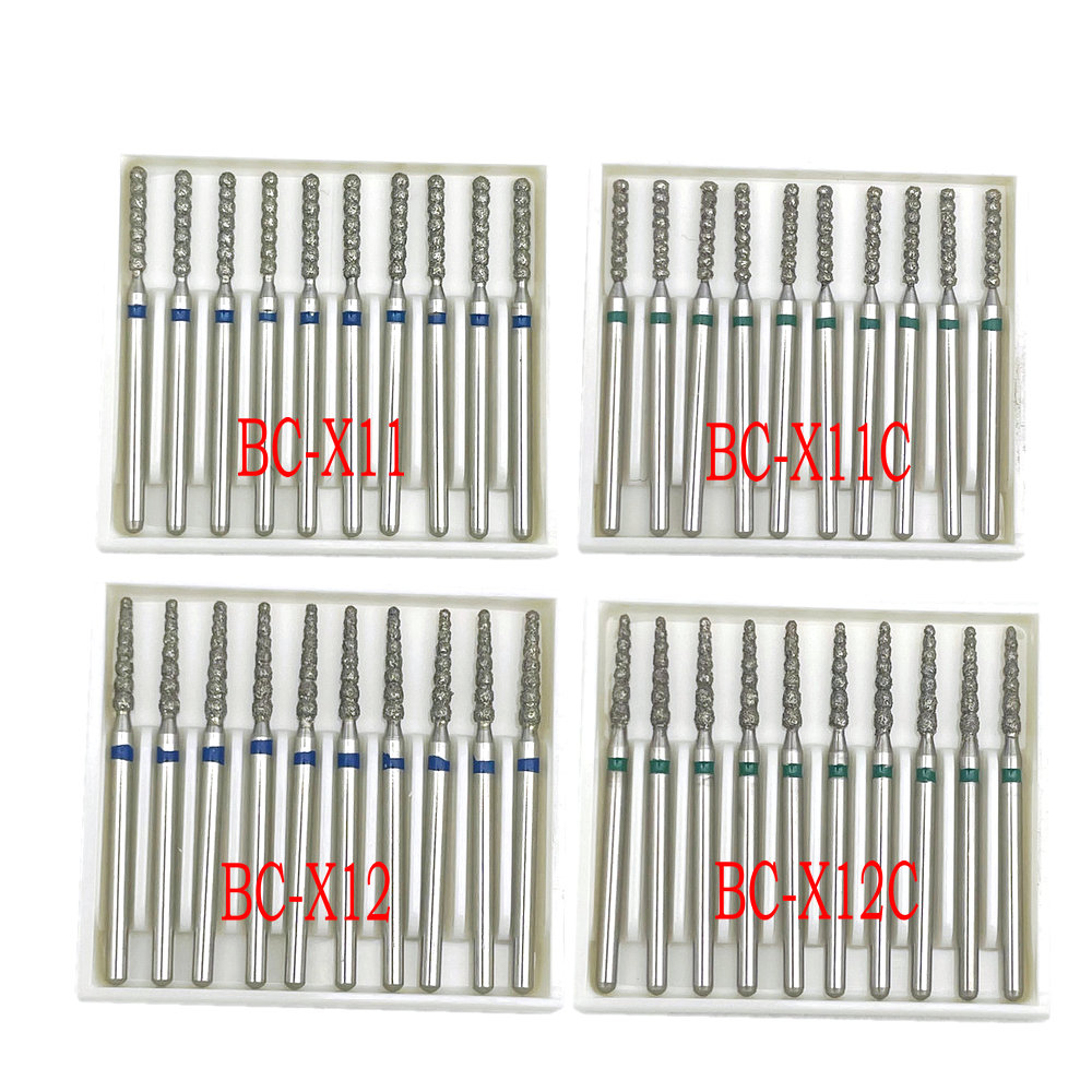5/10pcs Extra Long Dental Diamond Burs FG Diamond 1.6mm Shank for High Speed Handpiece Burs Dentist Tools