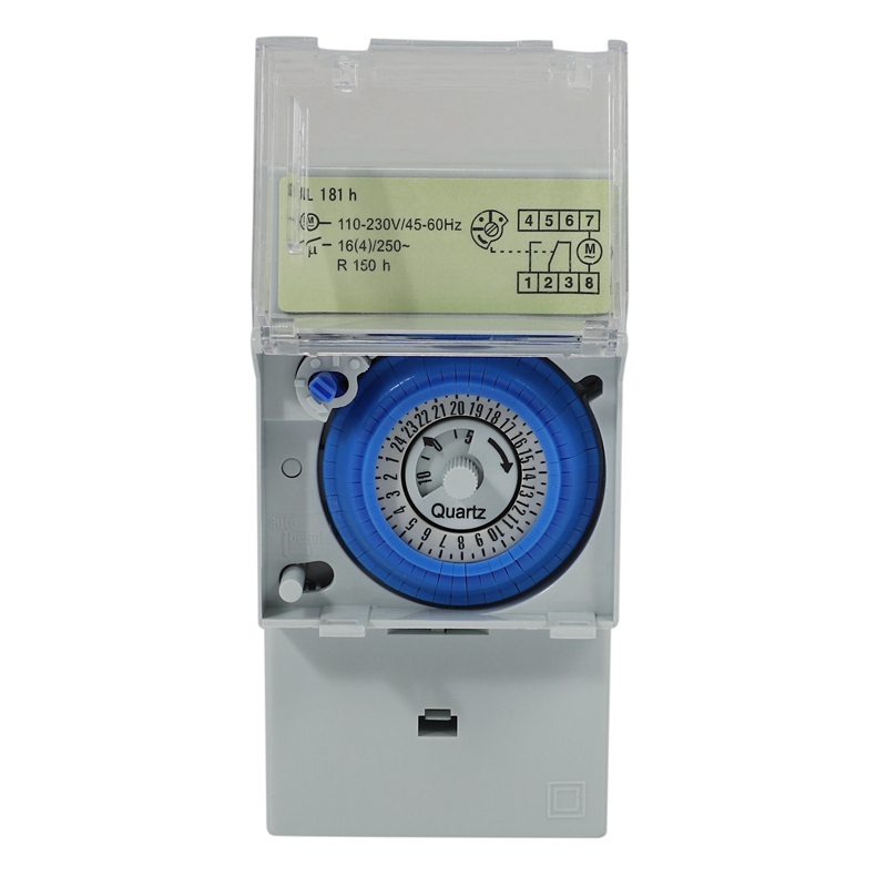SUL181H Mechanical Timer 24 hours Time Switch Relay Electrical Programmable Timer 24 hour Din Rail Timer Switch