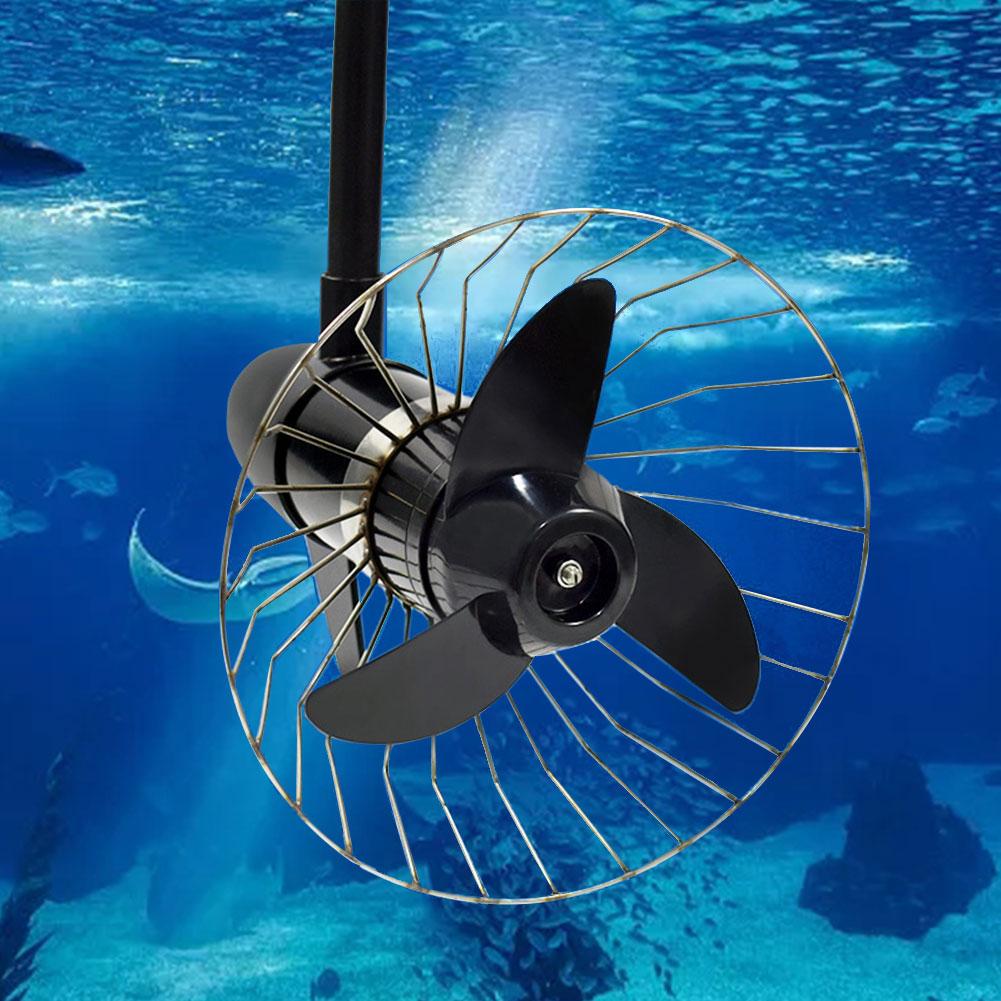 Propel sikkerhedsbur trollingmotor propellerbeskytter anti-vikling bådmotor beskyttende rustfrit stål net bådstødprot