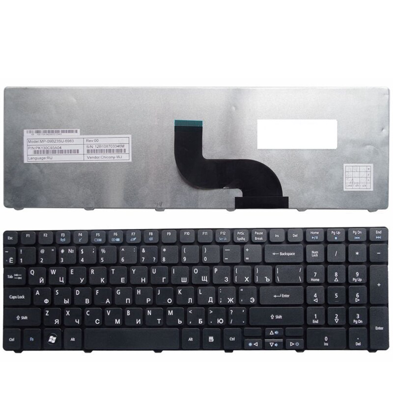 Russian laptop Keyboard for Acer Aspire 5253 5333 5340 5349 5360 5733 5733Z 5750 5750G 5750Z 5750ZG 5250 5253G RU