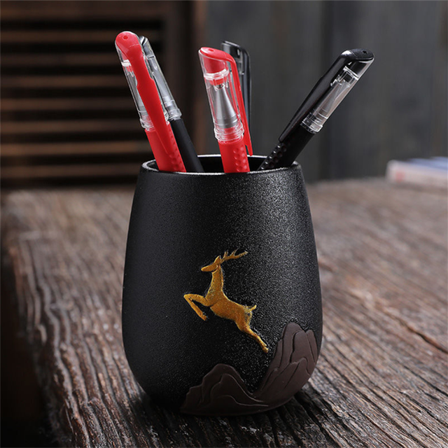Home decor Pen Holder Elephant Cartoon Animal innovating Tabletop decoration multifunctional storage box: Style 13