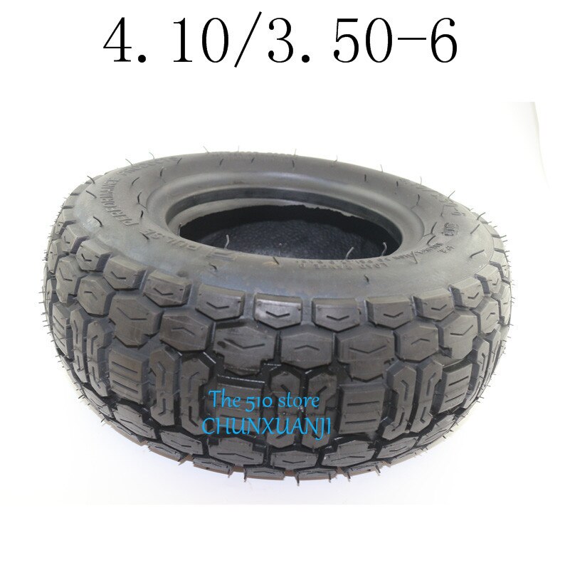 4.10/3.50-6 Scooter Banden 6 "Grasmaaier/Sneeuw & Modder Tyre 4.10/3.50-6 Scootmobiel Band Zonder Innerlijke Knol