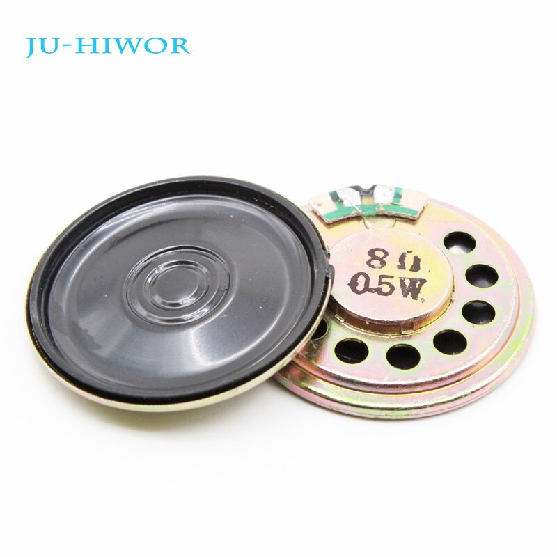 20pcs 0.5W Loudspeaker 8R 30MM Mini Round Speaker Diameter Thickness 5MM Small Horn Doorbell Speaker