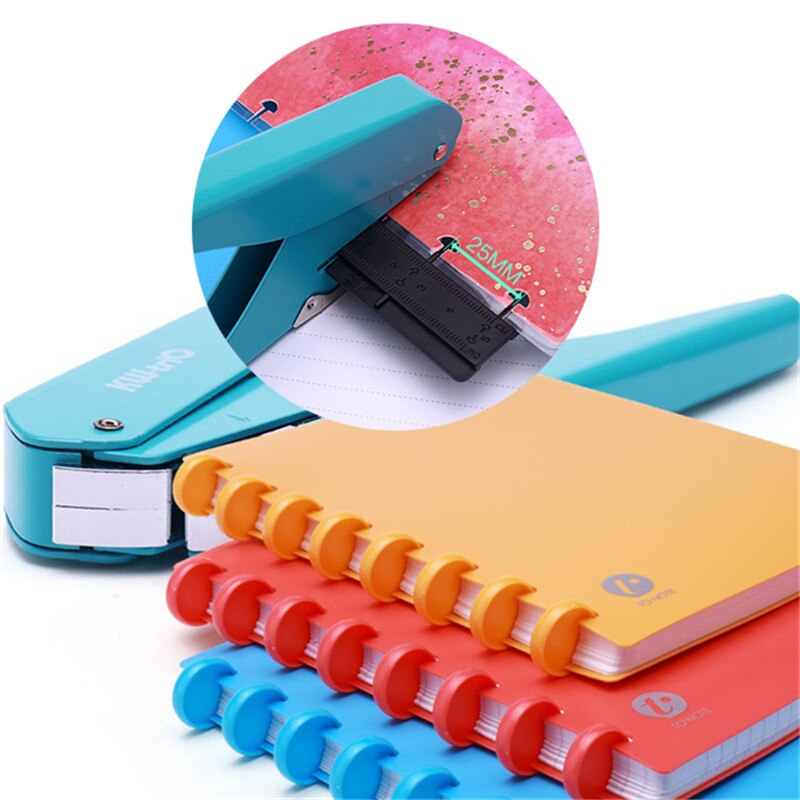 Perforator Leuke Creatieve Creatieve Paddestoel Gat Vorm Punch Planner Disc Ring Papier Cutter Kantoren Briefpapier Papier Puncher