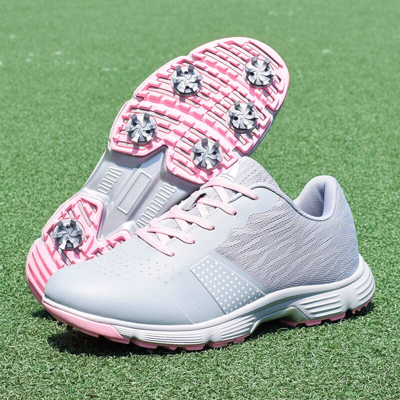 Women Waterproof Golf Shoes Spring Summer Breathable Outdoor Golf Sport Sneakers Comfortable Women Golfing Shoes