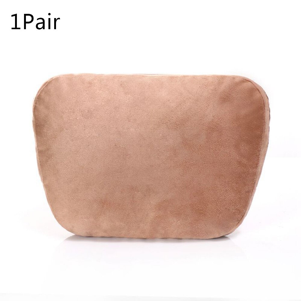 1Pair Universal Car Headrest Ultra Super Soft Pillow Four Seasons Neck Support Suede Fabric Pillow 30*25cm