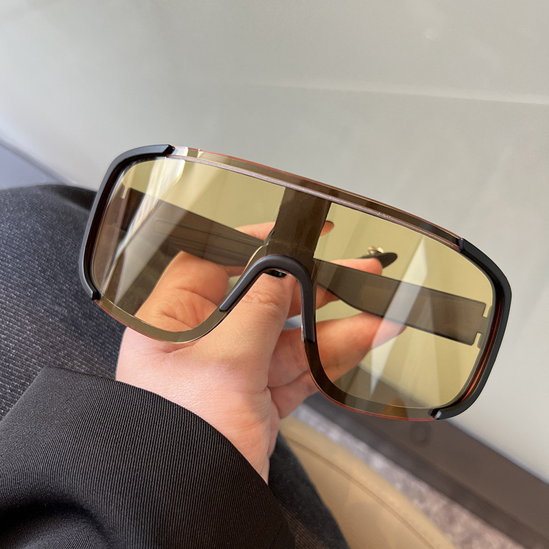 Nuevas gafas de sol de ciclismo estilo Y2K, gafas a prueba de viento para hombres y mujeres, lentes reflectantes Retro, gafas deportivas para montar en carretera: Morado
