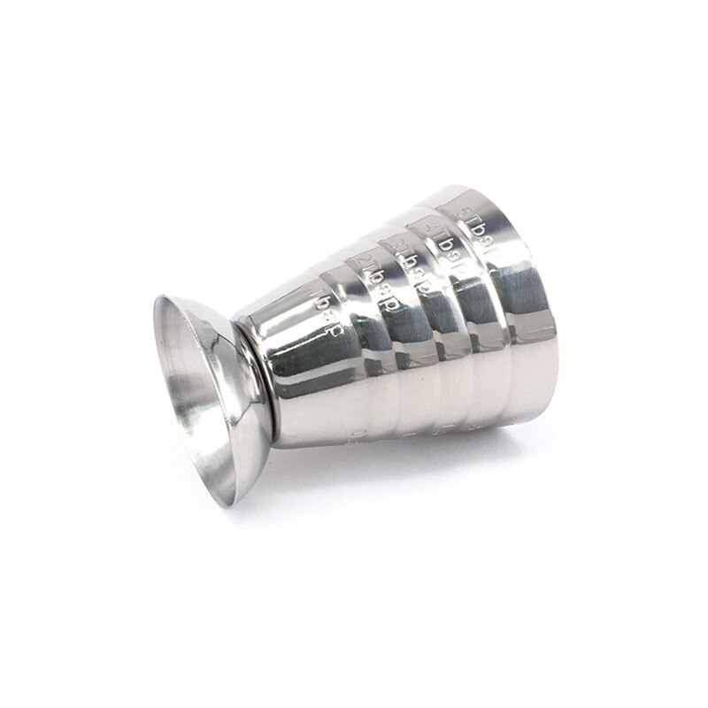 1 Piece 75ml/2.5oz Measuring Cup Bar Cocktail Maker Tool Party Shaker Stainless Steel Mixing Spoon