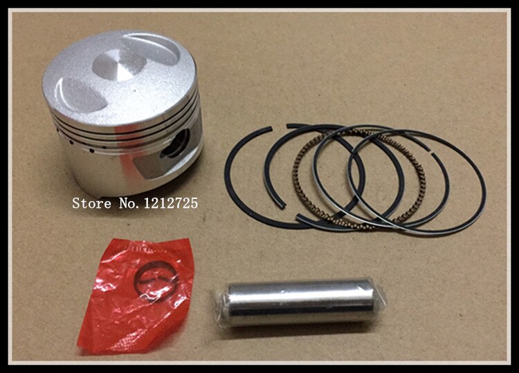 Loncin motorcycle CB200 LC200 CG200 LV163ML-2 Piston ring assembly Piston diameter 63mm Piston pin 15mm Convex top Water-cooled: set