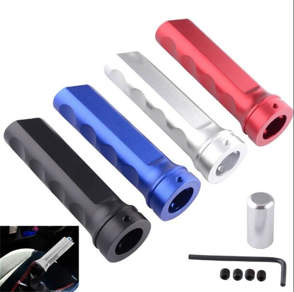 Car Hand Brake Handle Cover Handbrake Protector Sleeve Cover Aluminum Fit For Honda Toyota Nissan Mitsubishi Ford Chevrolet