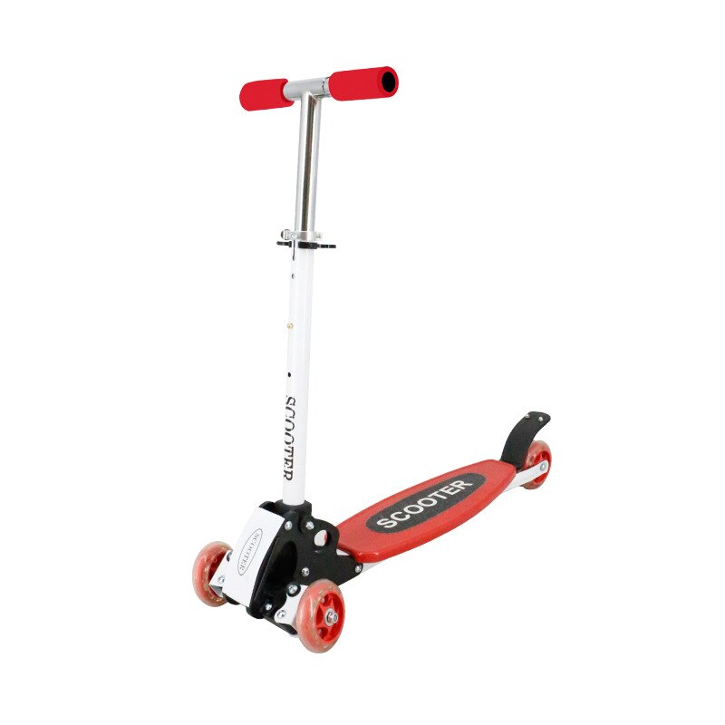 Drfeify Trottinette Enfant à Roulettes Pliante Réglable en Hauteur avec