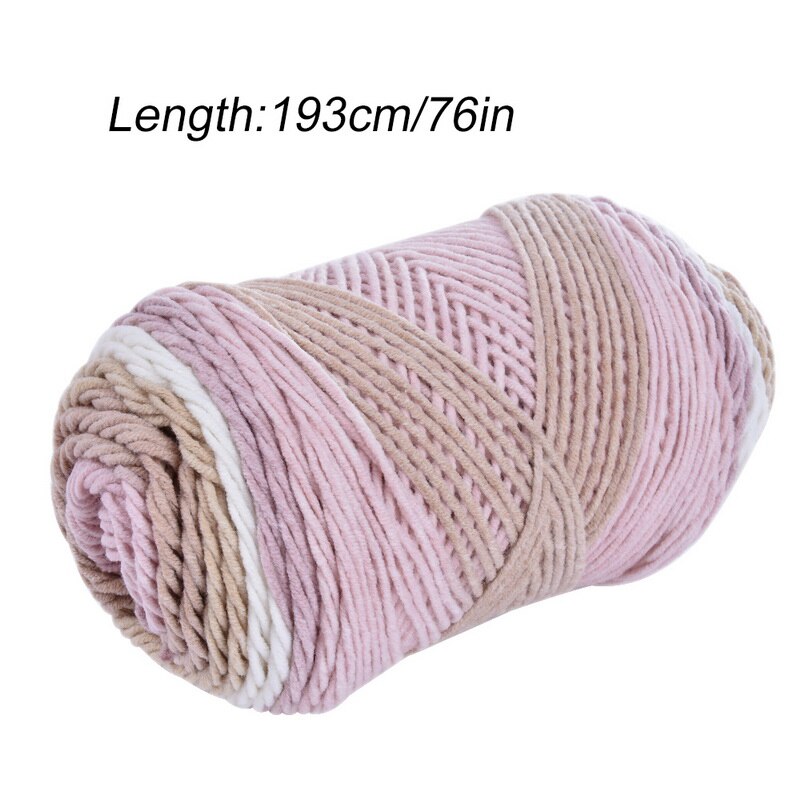 Suave algodón de bambú Natural hilo de tejer a mano Baby Milk Cotton Yarn tejido por 2,5mm agujas crochet Yarn DIY Rag doll: 017