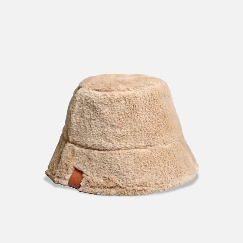 Chapeau Fedoras en laine pour femme, classique, couleur unie, en feutre, à bord plat, Jazz, seau, hiver, printemps et été: Style 4 khaki