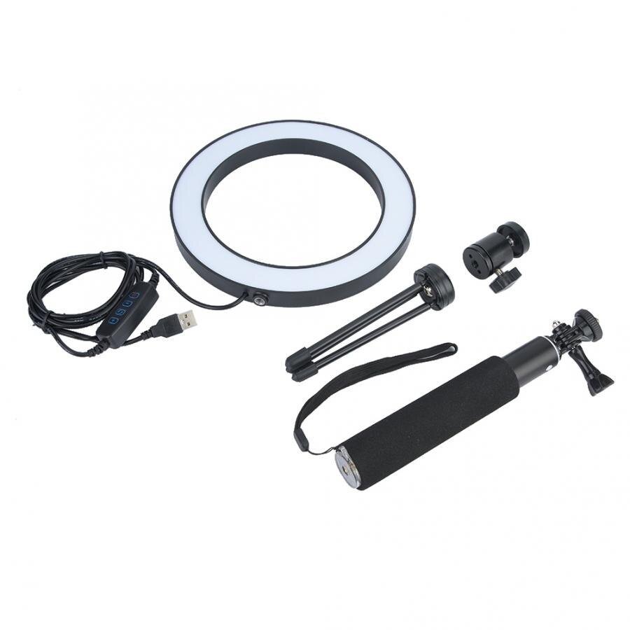 8 Inch Fotografie Dimbare Led Video Live Studio Camera Ring Licht Foto Telefoon Video Licht