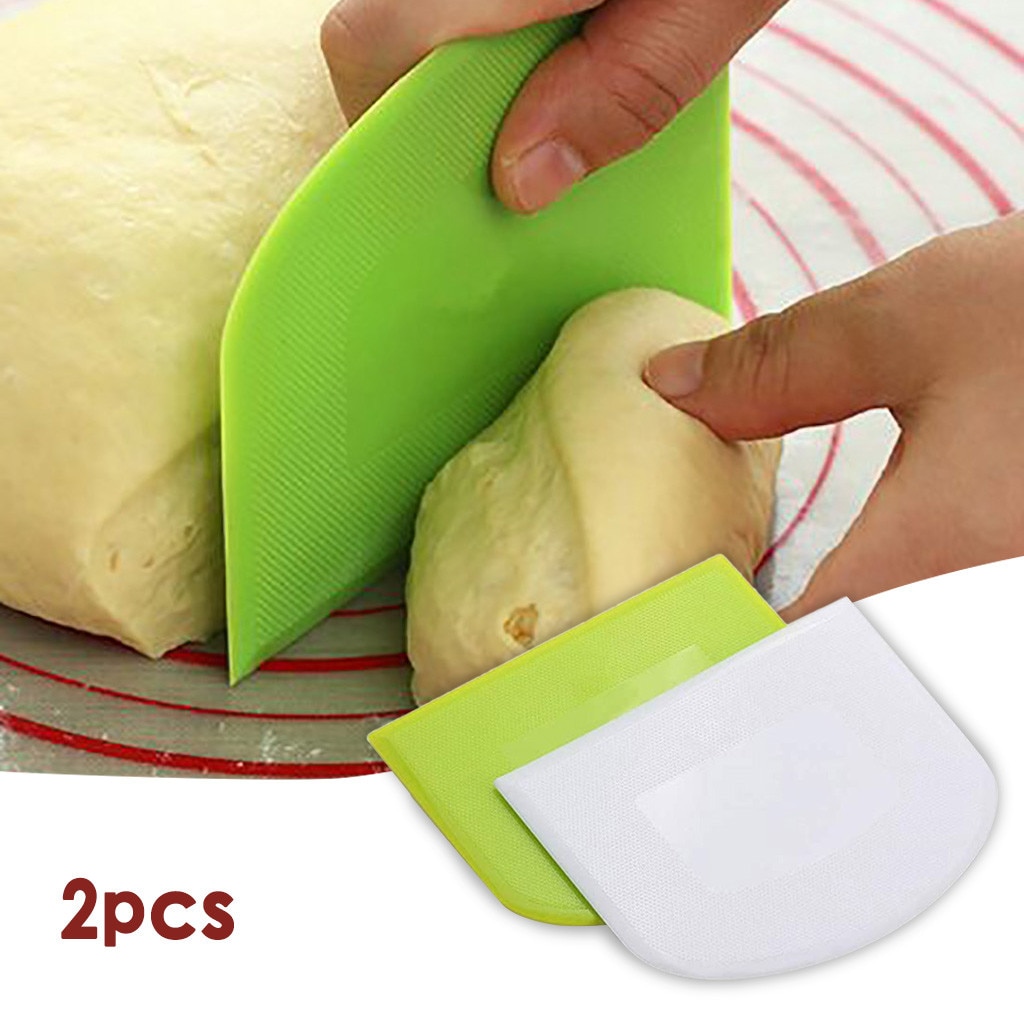2 Stuks Plastic Cake Spatel Deeg Cutter Butter Batter Schraper Bakken Tool Thuis Bakken Nough Snijgereedschap Voor Keuken #50