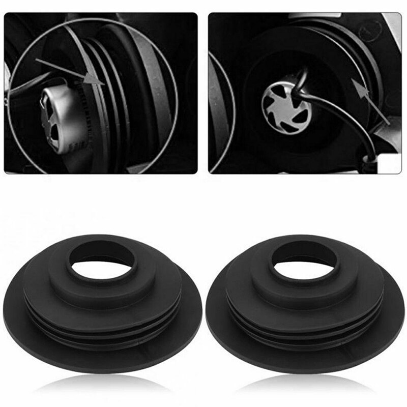 1 cubierta antipolvo de goma suave para faros delanteros de coche, tapa de sellado de luz LED Universal