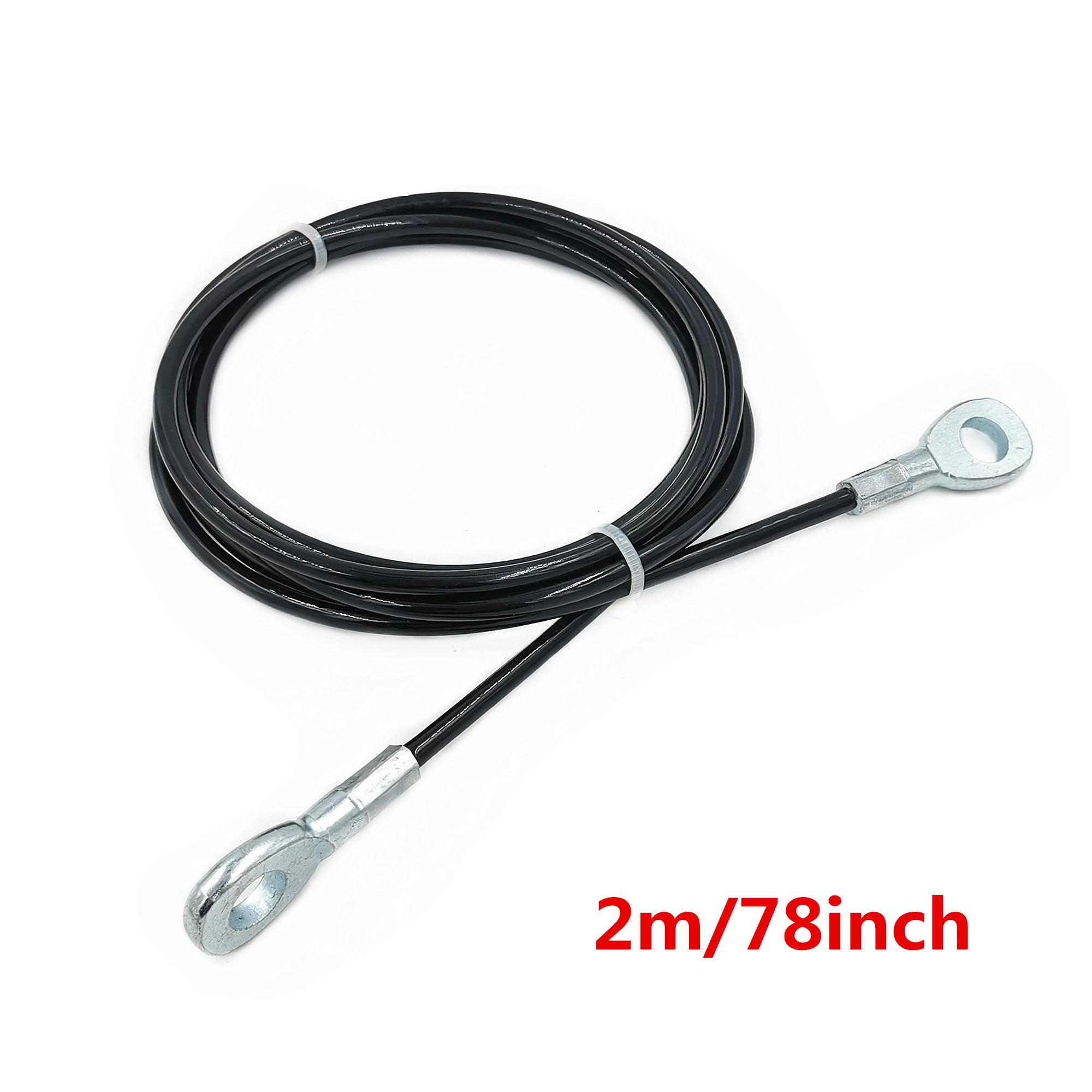 1,4 M/1,8 M/2M/3M/4M/5MGym Draht Seil Schwere duty Stahl Drahtseil für Home Kabel Maschine Dicke 5mm Seil Fitness Pulley Zubehör: Blau