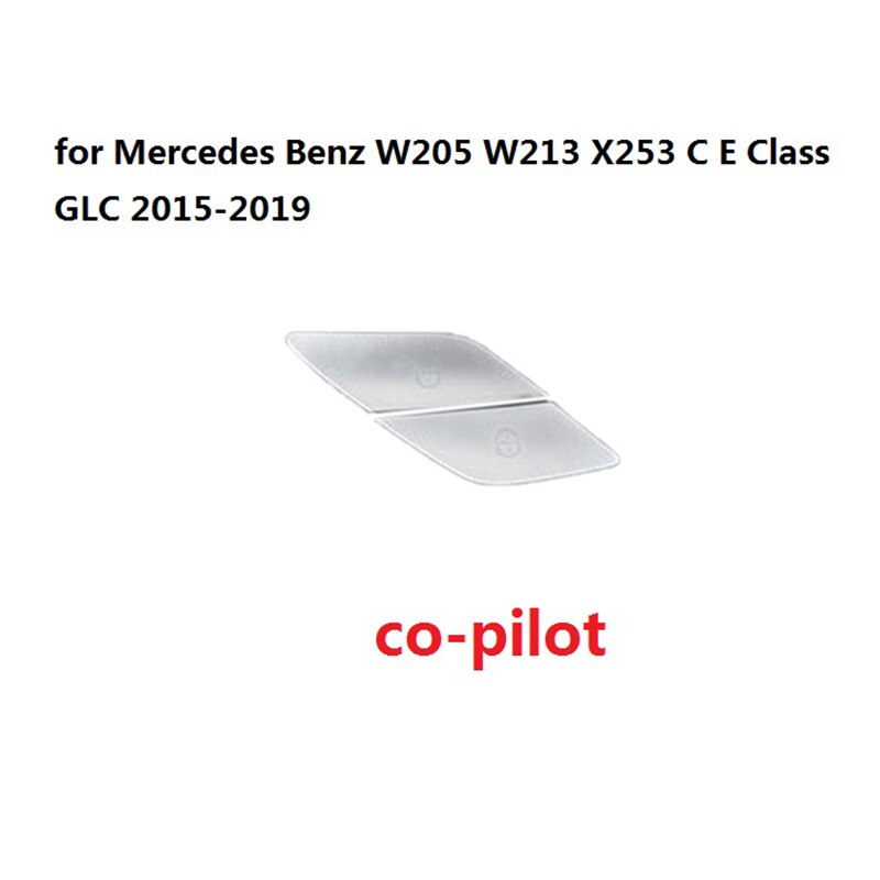 Interruptor para puerta de coche, botones de desbloqueo, cubierta de decoración embellecedora, para Benz W205 W213 X253 C E Class GLC (copiloto)